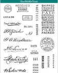 Sign Here by Cathe Holden Clear Stamp Set