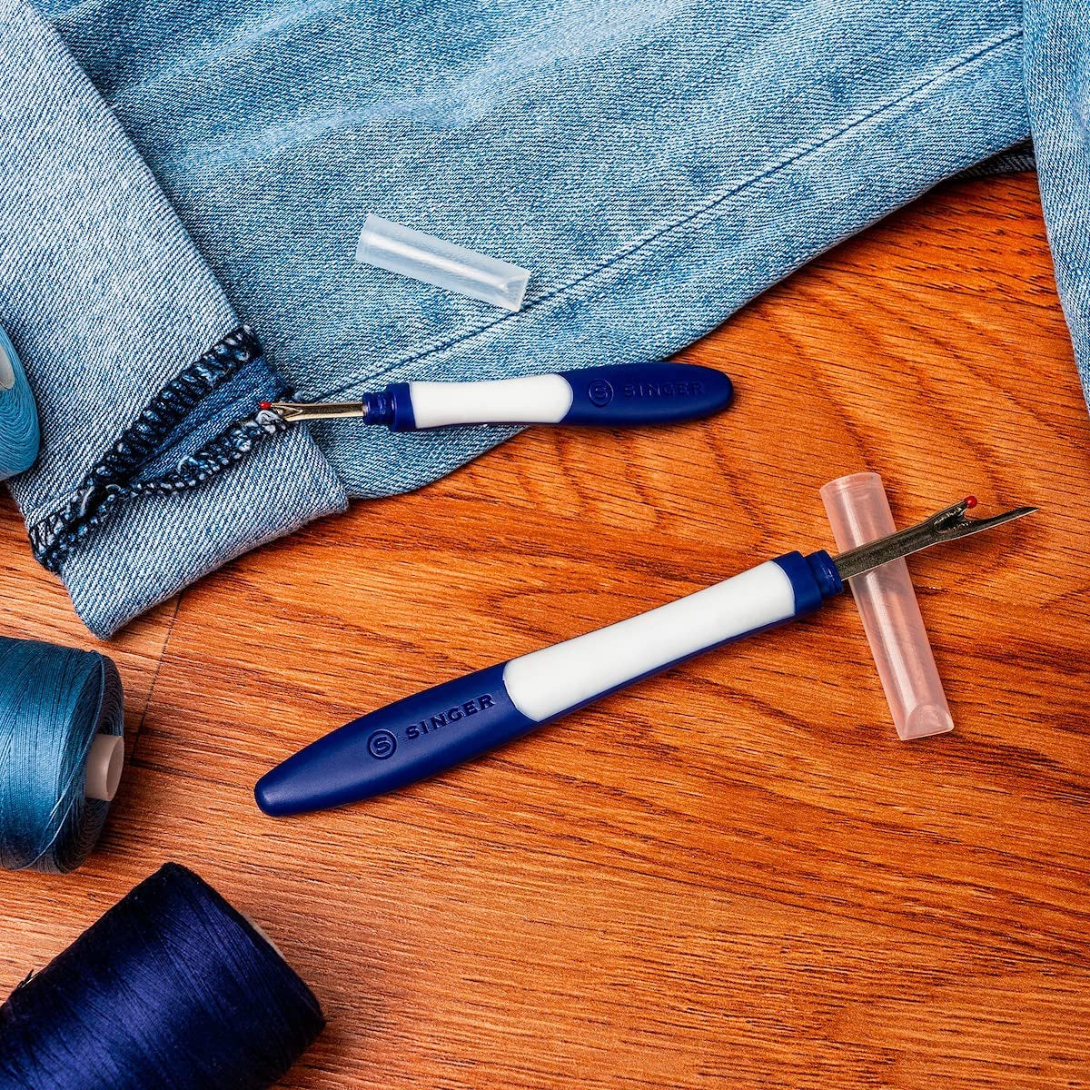 Comfort Grip Seam Ripper, Blue/White 2 Piece