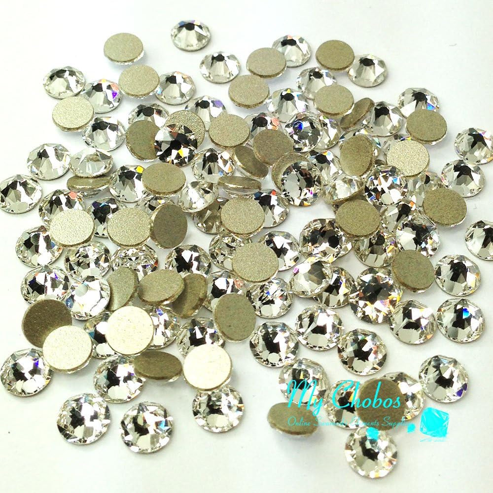 144 Pcs Crystal (001) Clear  New 2088 Xirius 20Ss Flat Backs Rhinestones 5Mm DIY Bling Deco Round