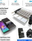Watercolor Palette by  - Ultralight - Travel - Pocket Size - Professional Quality