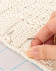 Extra Thick Blocking Mats for Knitting & Crochet 9 Pack with 200 T Pins and Storage Bag (12.5 In)