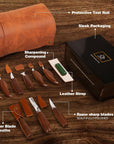 Wood Carving Tools Deluxe-Whittling Knife,Wood Carving Kit,Wood Whittling Kit for Beginners,Spoon Carving Kit,Woodworking Tools Set Large Wood Carving Knife Set