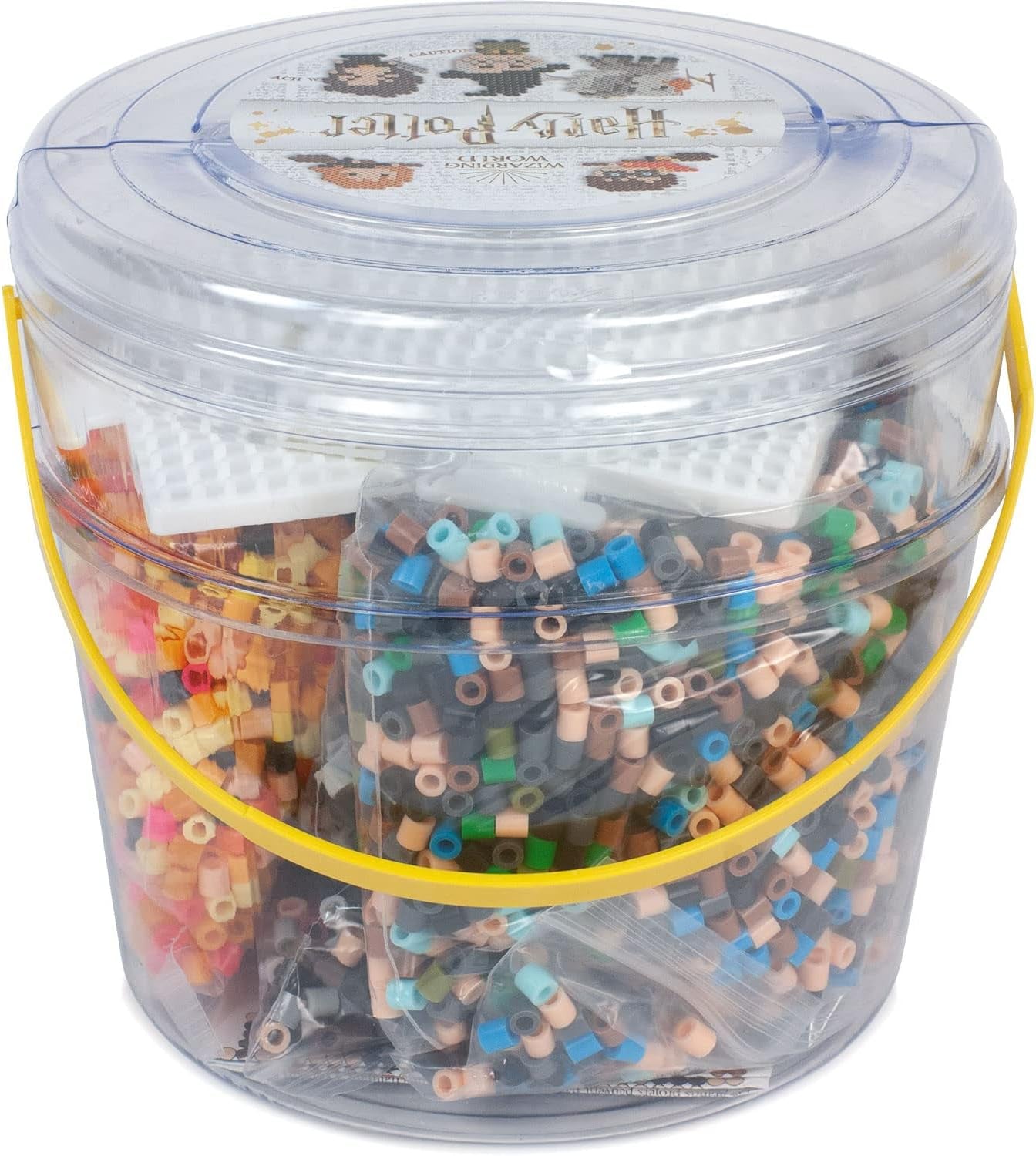 80-42968 Big Bucket Harry Potter Fuse Bead Kit for Kids and Adults, Comes with 27 Patterns, Multicolor, 8504Pcs