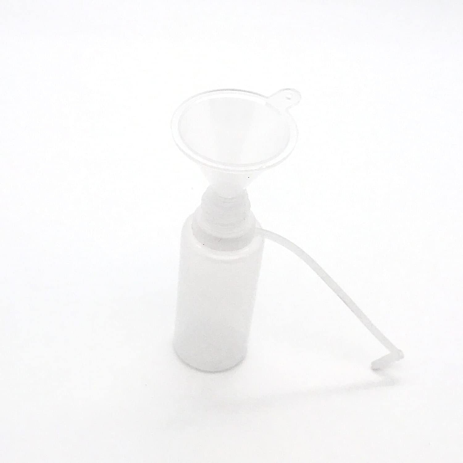 18 Pcs Precision Tip Applicator Bottles, 0.5 Ounce Translucent Glue Bottles, with 2 Funnel, Multicolor Lids
