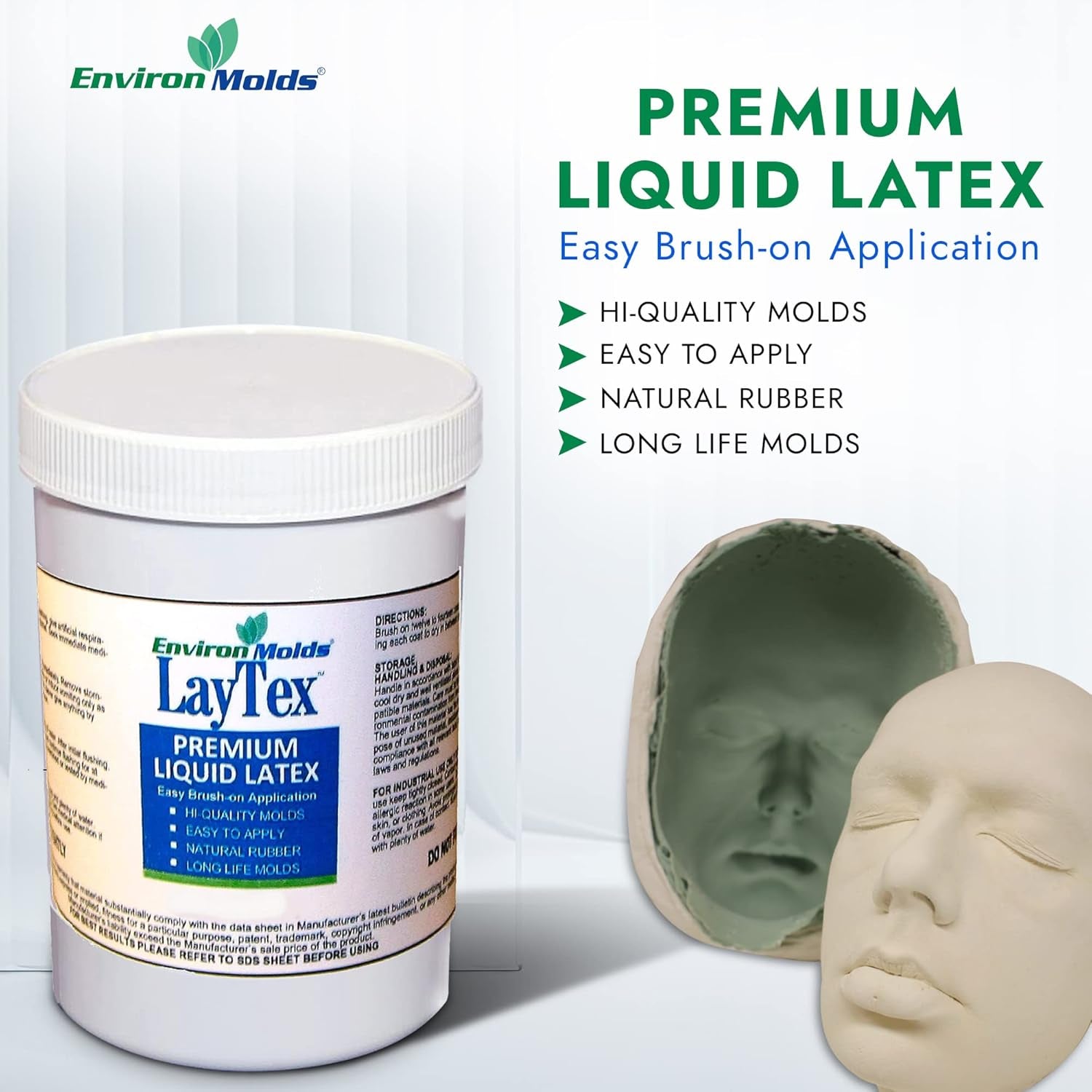 Liquid Latex Mold Making Rubber 16-Oz.
