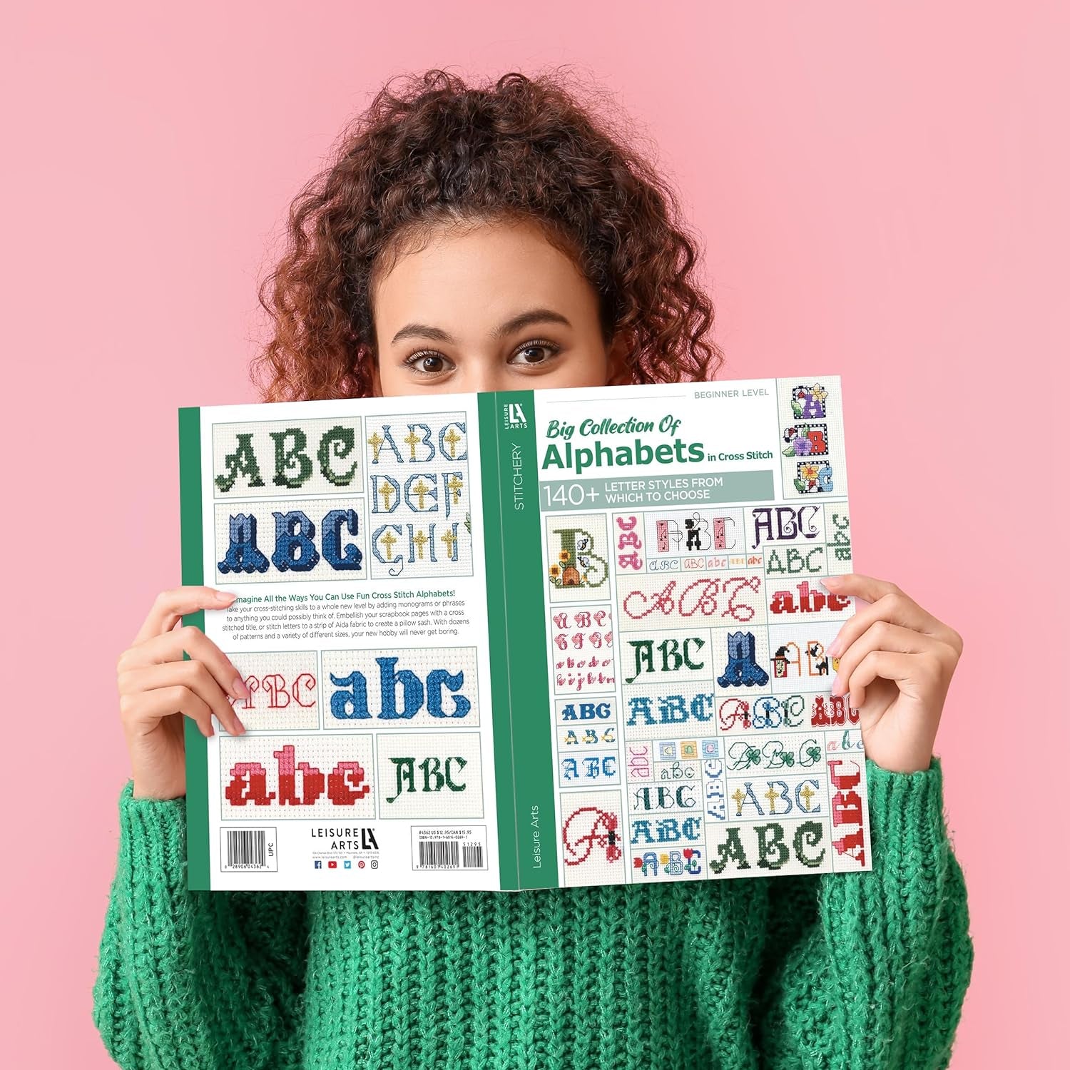 a Big Collection of Alphabets Book, Cross Stitch Alphabet Pattern Books, Cross Stitch Letters Bible, Alphabet Cross Stitch Kits, Cross Stitch Letter Patterns
