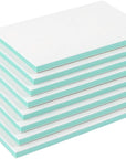 8Pcs 4" X 6" Rubber Carving Blocks, Soft Linoleum Block for Printmaking, Rectangle Linocut Blocks Stamp Carving Tools Easy Cut Lino Blocks for Crafts (White Outer &Green Inner Layer)