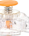 Circle Cutter with 3 Replacement Blades - 1" to 8” Cut Length - Arts and Crafts Paper Cutter - Clear/Orange