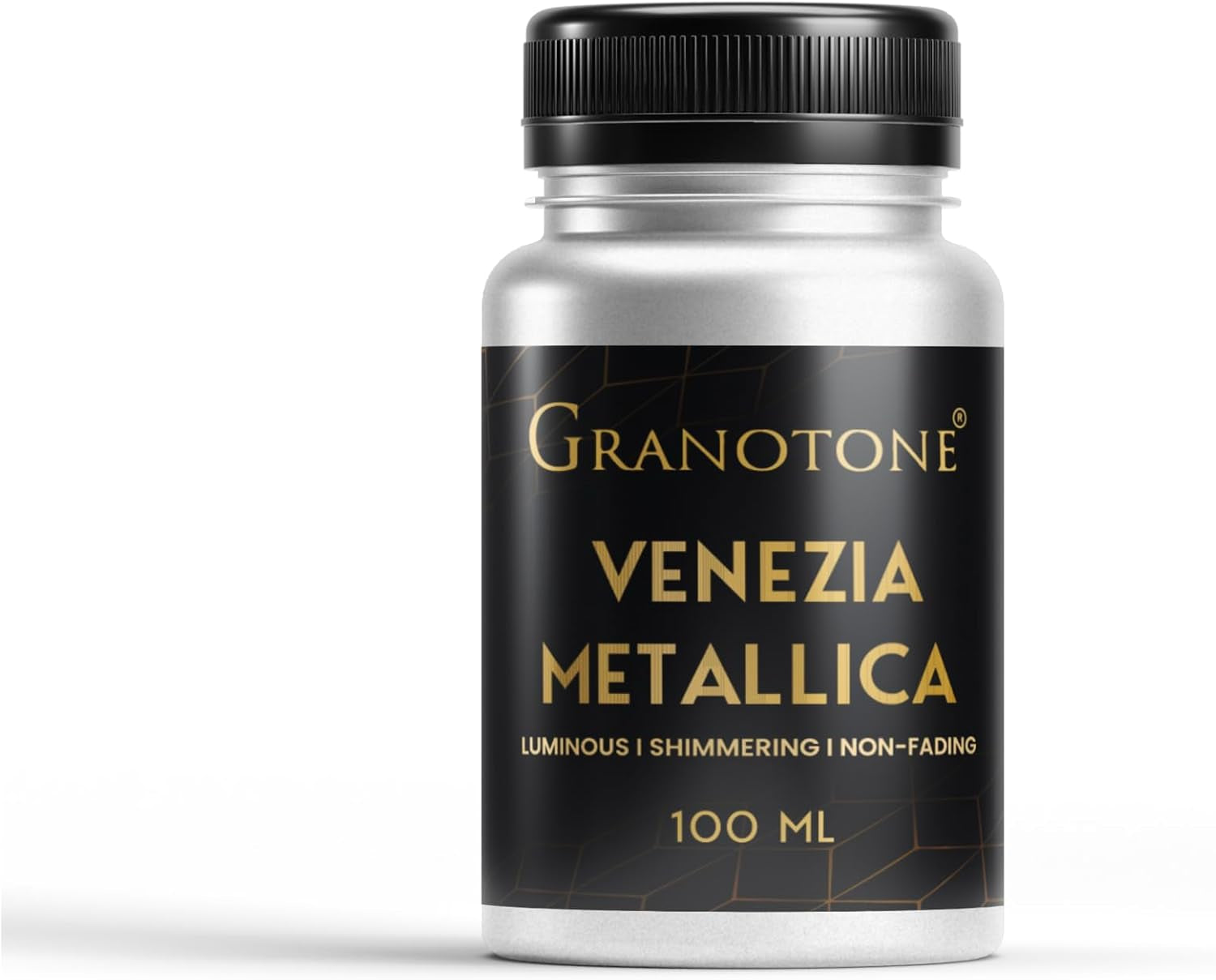 Acrylic Venezia Metallic Colour, Non-Fading &amp; Shimmering Metallic Acrylic Paint with Rich Pigments | Non-Toxic Metallic Colours Ideal for Kids, Artist &amp; Beginners | Pack of 2 (100 Ml Gold +