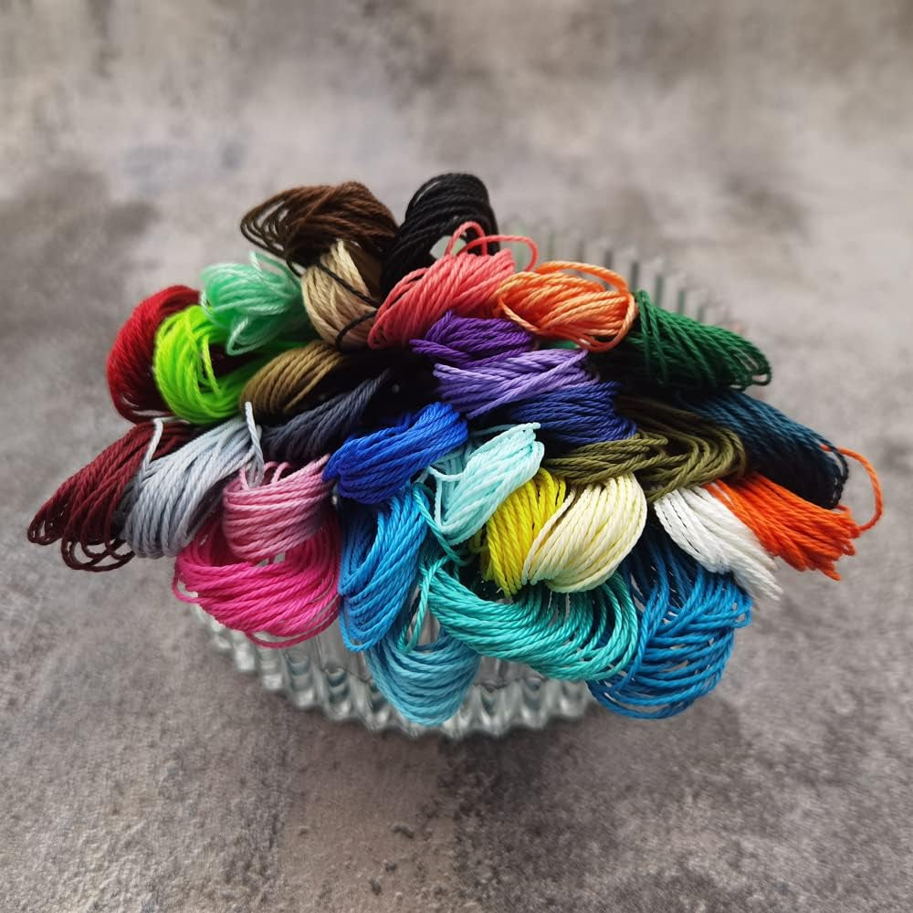 30 Colors Waxed Polyester Twine Cord 1Mm Macrame Bracelet Thread Artisan String for Jewelry Making with 200 Metal Beads, 10M Each Color