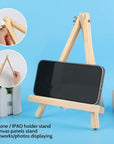 6PCS Wood Easels, 9 Inches Tabletop Easels, Tripod, Painting Party Easel, Kids Student Tabletop Easels for Painting, Art Craft Painting Easel Stand for Artist Adults Students