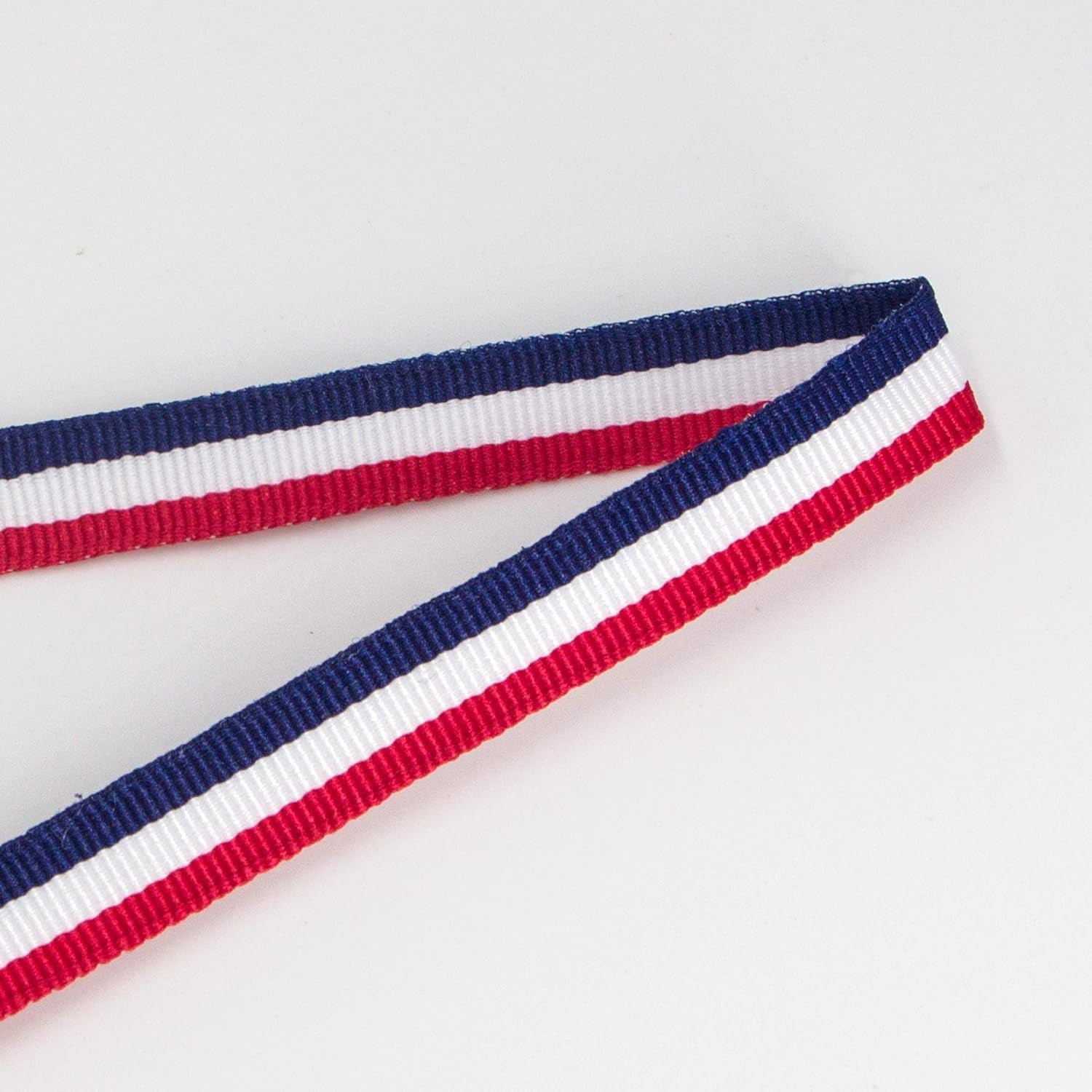 Red/White/Blue Striped Grosgrain Ribbon,3/8-Inch X10-Yard,Use for Gift Wrapping,Party Decoration,All Crafting and Sewing