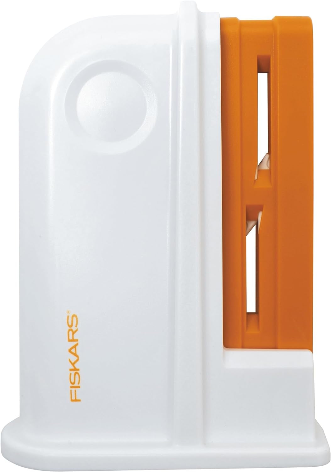 1020499 Scissors Sharpener, 9 X 4 X 13.8 Cm, White/Orange