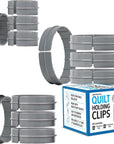 [Variety 12 Pack] 2,3,4 Inch Diameter Quilting Rings - Quilt Clip for Quilting Creations - Quilt Clip for Machine Quilting - Versatile Clamps for Quilting Free Motion- 1" Tall Clamp for Quilt