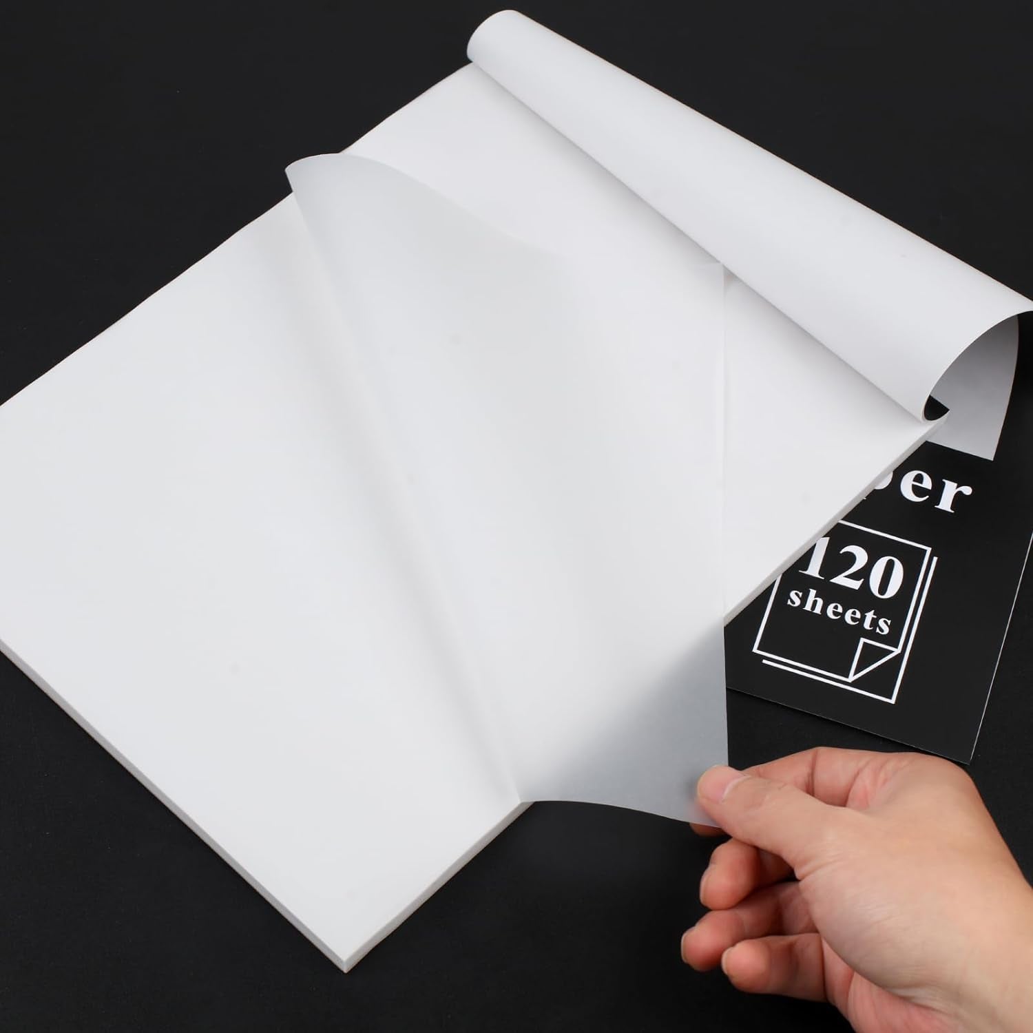 120 Sheets Tracing Paper for Drawing, 8.5”X 11” Trace Paper, Translucent Vellum Paper Tracing Paper Pad, Tracing Pad for Sketching, Preliminary Drawing, Overlaying Images Tracing