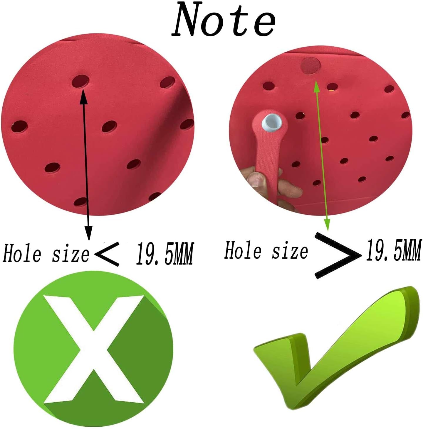 6 Sets Screw Replacement Rivets for Simply Large Tote Beach Bag Handles Straps Accessories Compatible for Strap Hole Diameter Not below 19.5Mm Beach Bag (White)