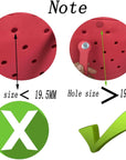 6 Sets Screw Replacement Rivets for Simply Large Tote Beach Bag Handles Straps Accessories Compatible for Strap Hole Diameter Not below 19.5Mm Beach Bag (White)