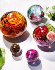 9 Pcs Sphere Silicone Molds for Resin, Upgraded Seamless 3D Sphere Resin Molds Silicone,Large round Ball Epoxy Resin Molds for Flowers Preservation,Resin Casting, Soap, Candle