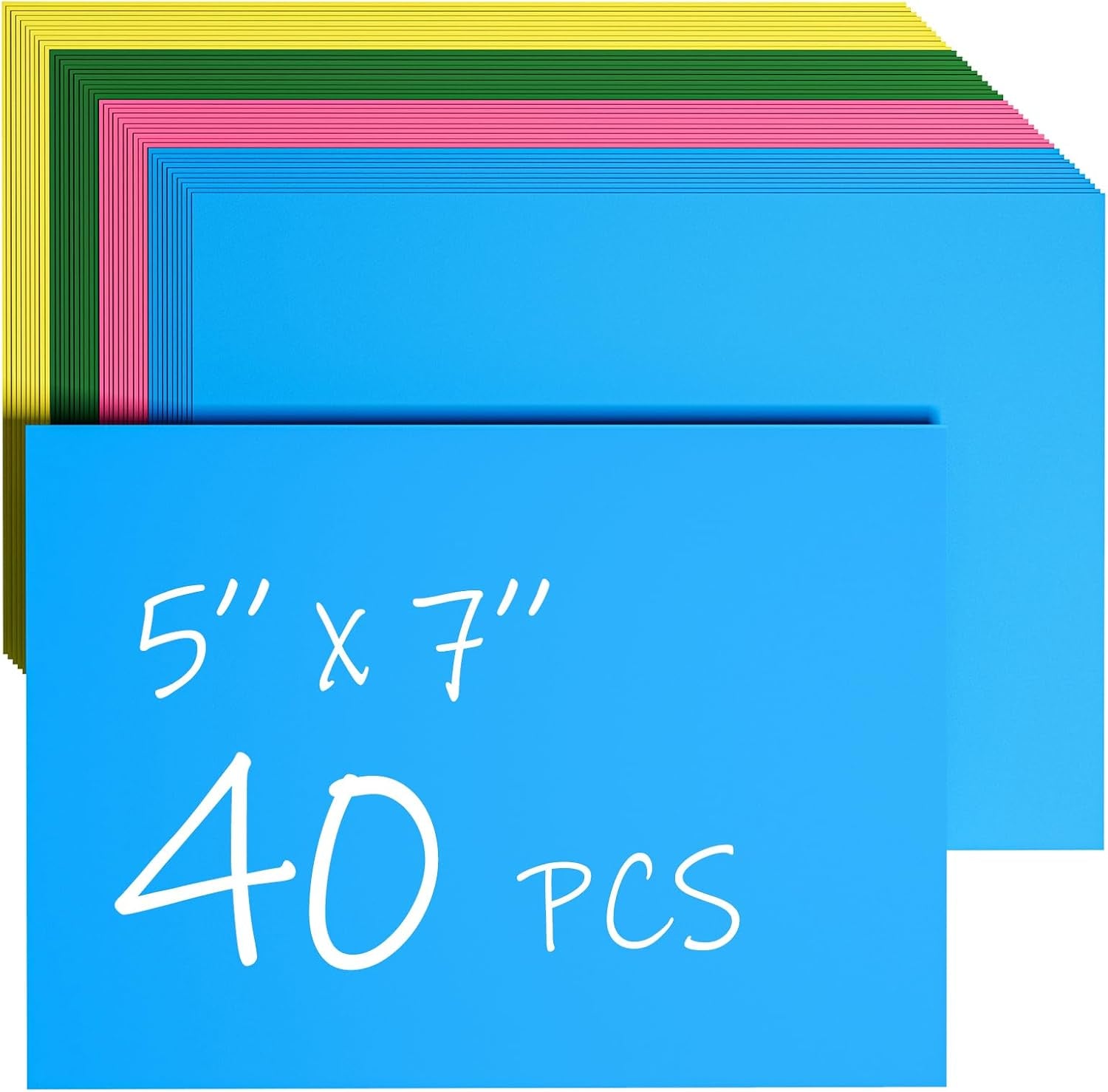40 Sheets White Cardstock 5X7 Cardstock Paper, 80Lb/230Gsm Thick Paper Card Stock White Blank Cardstock Thick Printer Paper Cardstock for Greeting Cards, Invitations, Postcards, DIY Cards