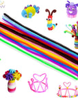 Pipe Cleaners, 300Pcs 20 Colors, Craft Supplies, Pipe Cleaner Chenille Stems, Craft Pipe Cleaners