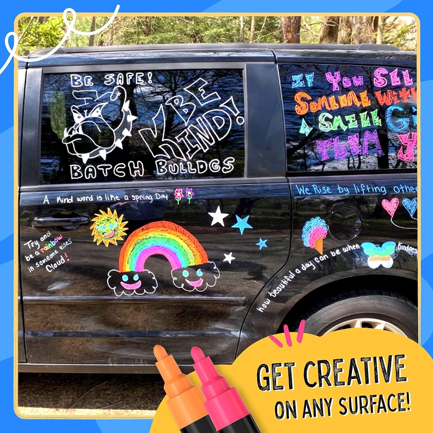 Liquid Chalk Markers & Metallic Colors Pack of 16 Chalk Pens - for Chalkboard, Blackboards, Window, Glass, Bistro | 6Mm Reversible Bullet & Chisel Tip Erasable Ink