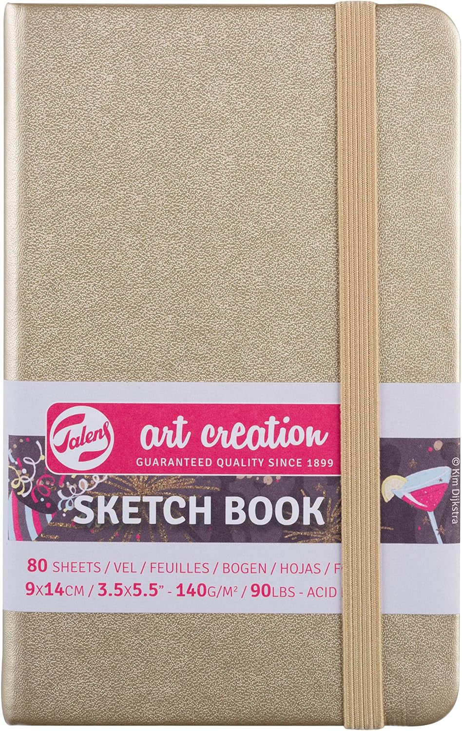 Talens Japan T9314-233M 452248 Art Creation Sketchbook, Drawing Notebook, 8.3 X 11.8 Inches (21 X 30 Cm), Navy Blue