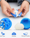 Silicone Putty,1Lb/40A Silicone Mold Making Kit, Non-Toxic,Strong&Flexible, Easy 1:1 Mixing Ratio for Reusable Silicone Molds, Resin Molds, Soap