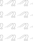 KISSPAT Silver Earring Hooks for Jewelry Making, 200 Pcs Sterling Silver Earring Hooks Ear Wires Fish Hook Hypoallergenic Earring Making Supplies Findings