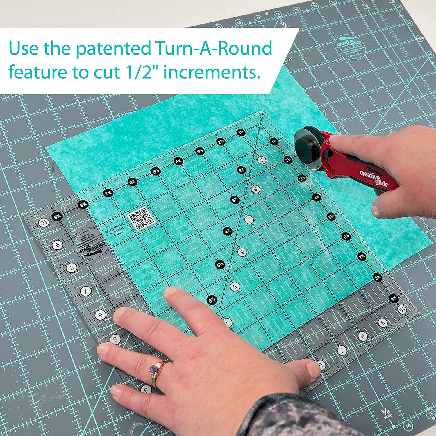 Quilt Ruler 3-1/2In Square - CGR3