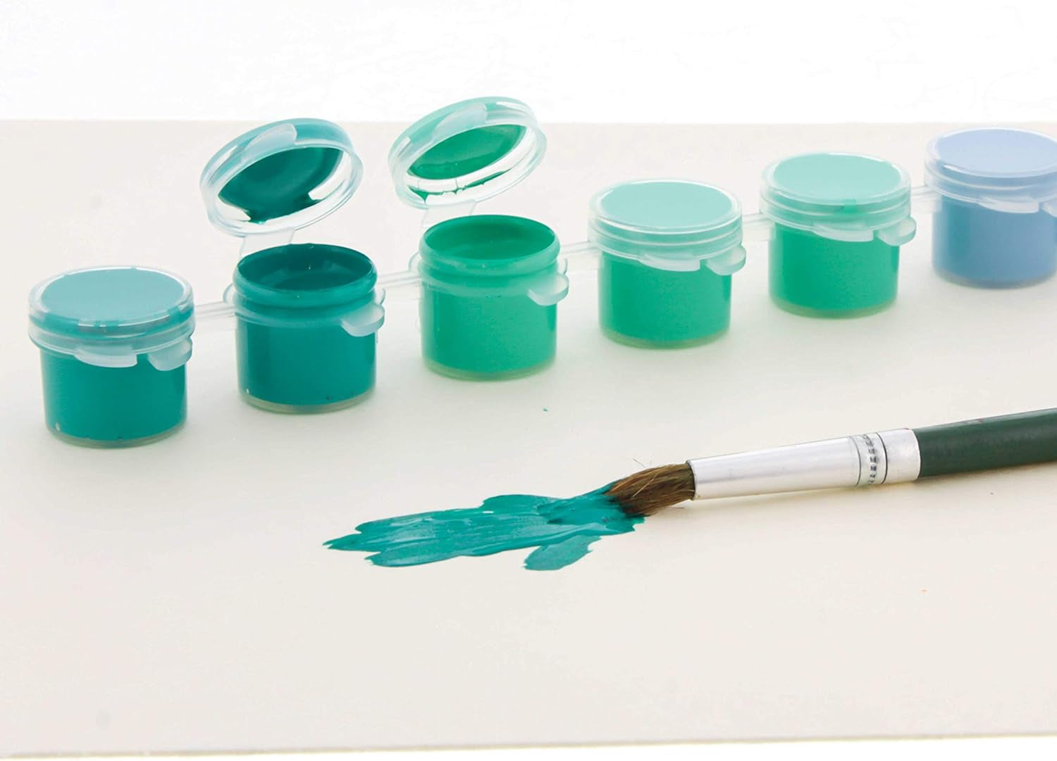 Professional 80 Color Set of Acrylic Paint Jar Set - 3.68Ml Jars - Rich Vivid Colors for Artists, Students, Beginners - Canvas Portrait Paintings