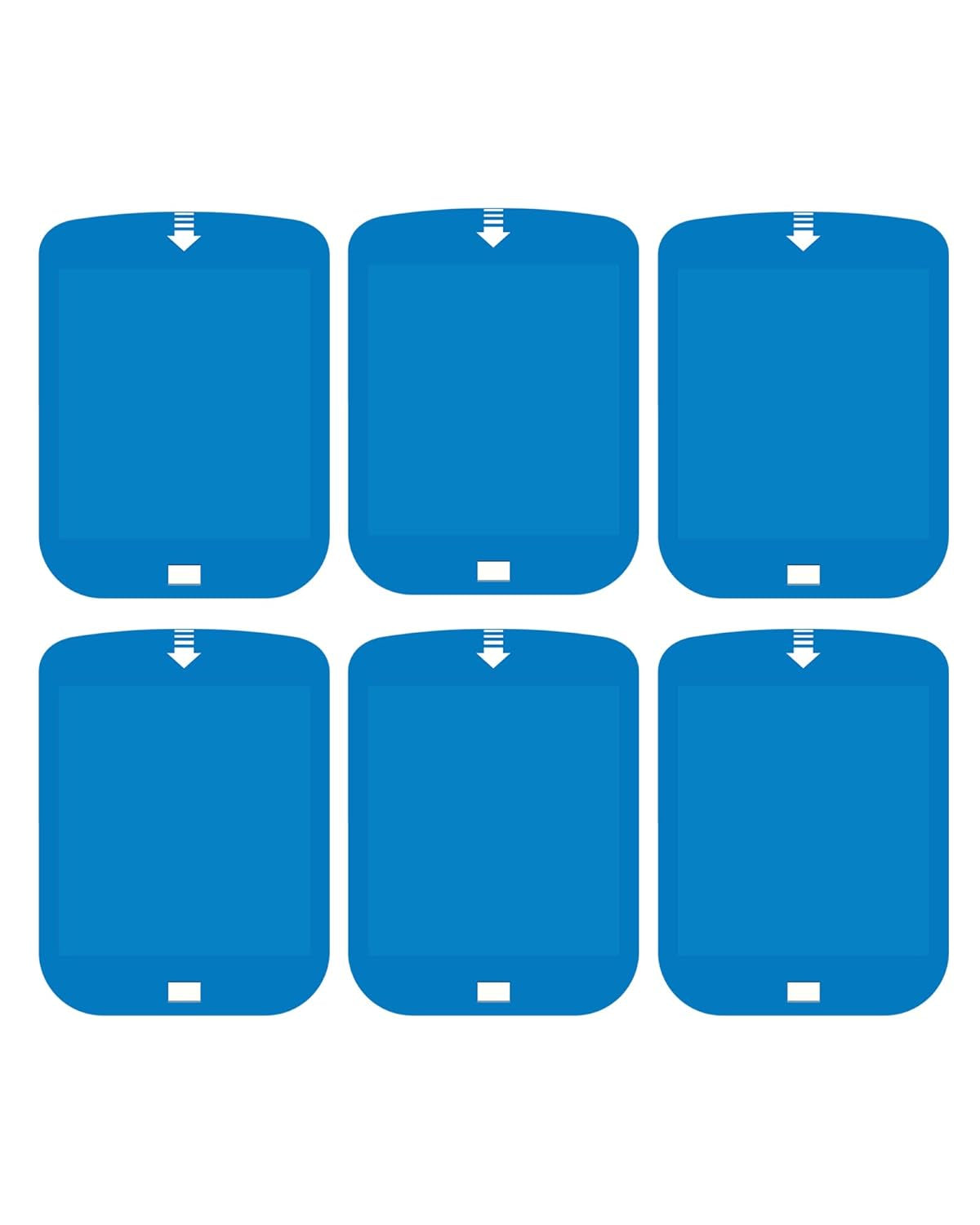 6 Pack Refill Cartridges Compatible with Raid Plug-In Blue Light, Refill Glue Cards for Stem Blue Light Indoor Wall Plug-In for Home