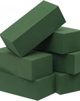 6Pc Wet Fresh Floral Foam Blocks Green Florist Foam Bricks for Spring Fresh Flower Arrangement and Crafts Supply 8.9(L) X 3.9(W) X 3(H)