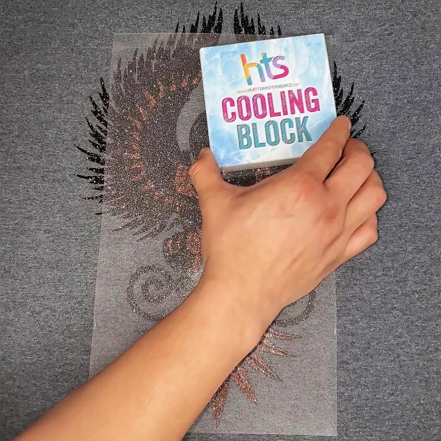 Original HTV Cooling Block Is a Must-Have Crafting Tool Because It Lets You Cool Your Vinyl at Super-Fast. Precision Craft Vinyl Tools, Cooling Heat Transfer Vinyl. Fast Cooling Vinyl