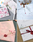 Colored Vellum Paper 8.5 X 11'' 50 Sheets Transparent Vellum Paper Translucent Printable Tracing Paper for Drafting Ink Jet Laser Printer (Translucent)
