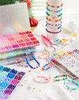 22000 Pcs Clay Beads for Bracelet Making Kit, 120 Colors Flat round Polymer Clay Beads, Friendship Bracelet Kit Heishi Beads for DIY Jewelry Making, Crafts Gift for Girls Teen Ages 6-12