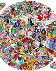 Iron on Patches for Clothing: 100Pcs Random Assorted Styles Funny Patch Repair Embroidered Appliques for Clothes Sew On/Iron on Jackets Backpacks Hat Dress Fabric for DIY Accessories