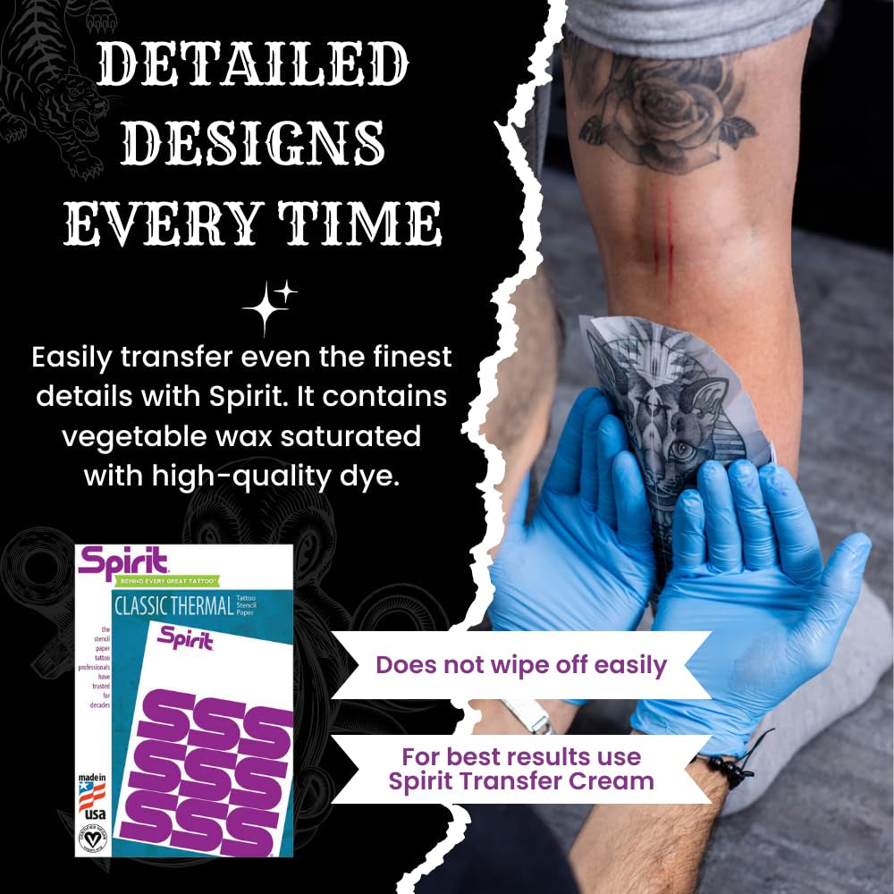 ® Classic Thermal Tattoo Stencil Transfer Paper, 8.5" X 14" - 100 Sheets