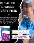 ® Classic Thermal Tattoo Stencil Transfer Paper, 8.5" X 14" - 100 Sheets