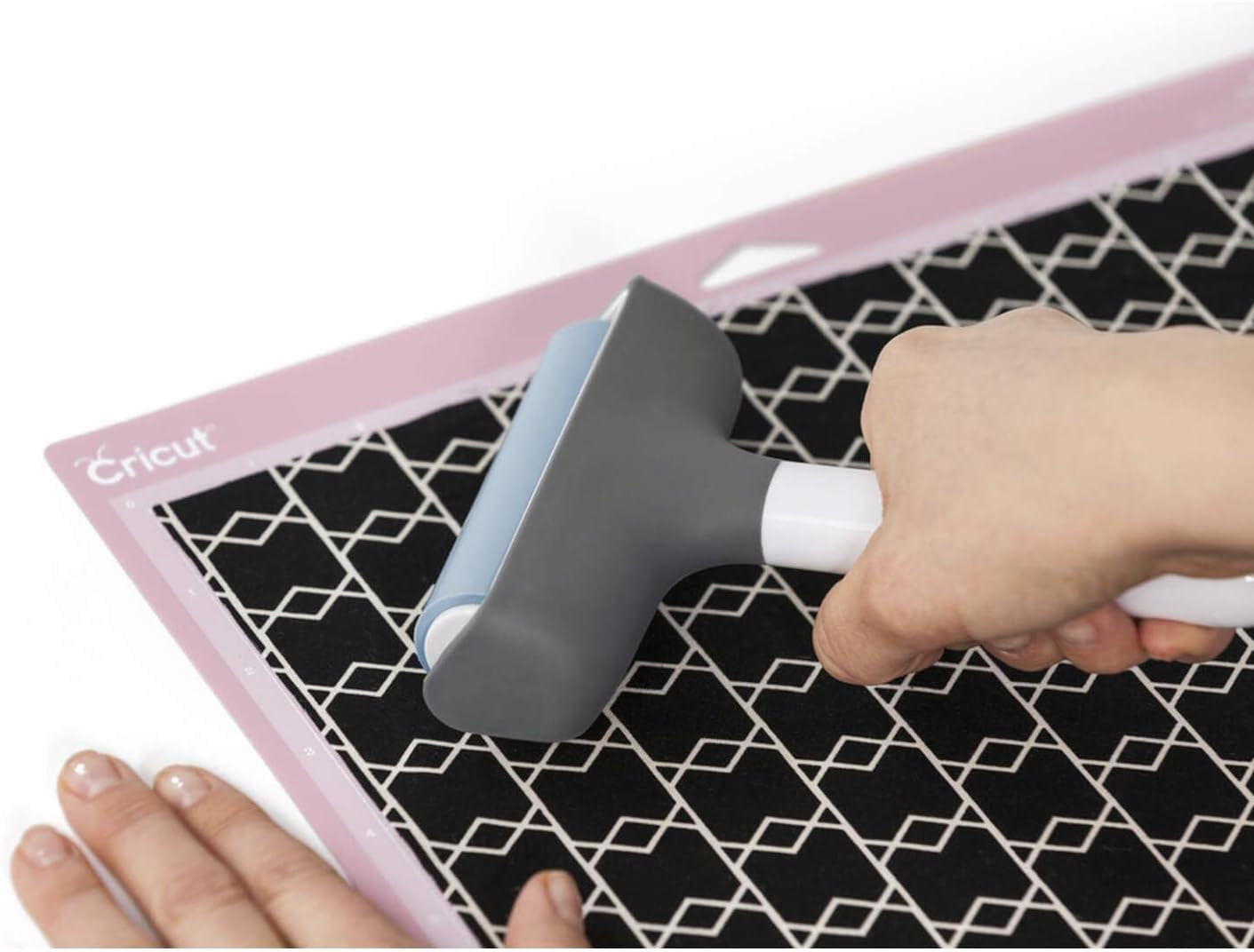 Brayer, Rubber Roller for Crafts, Works with Fabric, Vinyl, Iron-On &amp; Inking Blocks, Extend Life of  Fabricgrip Mat, Compatible with  Maker