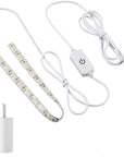 Sewing Machine LED Light Strip Light Kit 11.75Inch DC5V Flexible USB Sewing Light 30Cm with Touch Dimmer