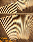 36PCS Bamboo Knitting Needles Set,  Single Pointed Knitting Needles, 9 Inches Length Knitting Crochet Supplies for Beginners Handmade (18 Sizes from 2.0Mm-10.0Mm)