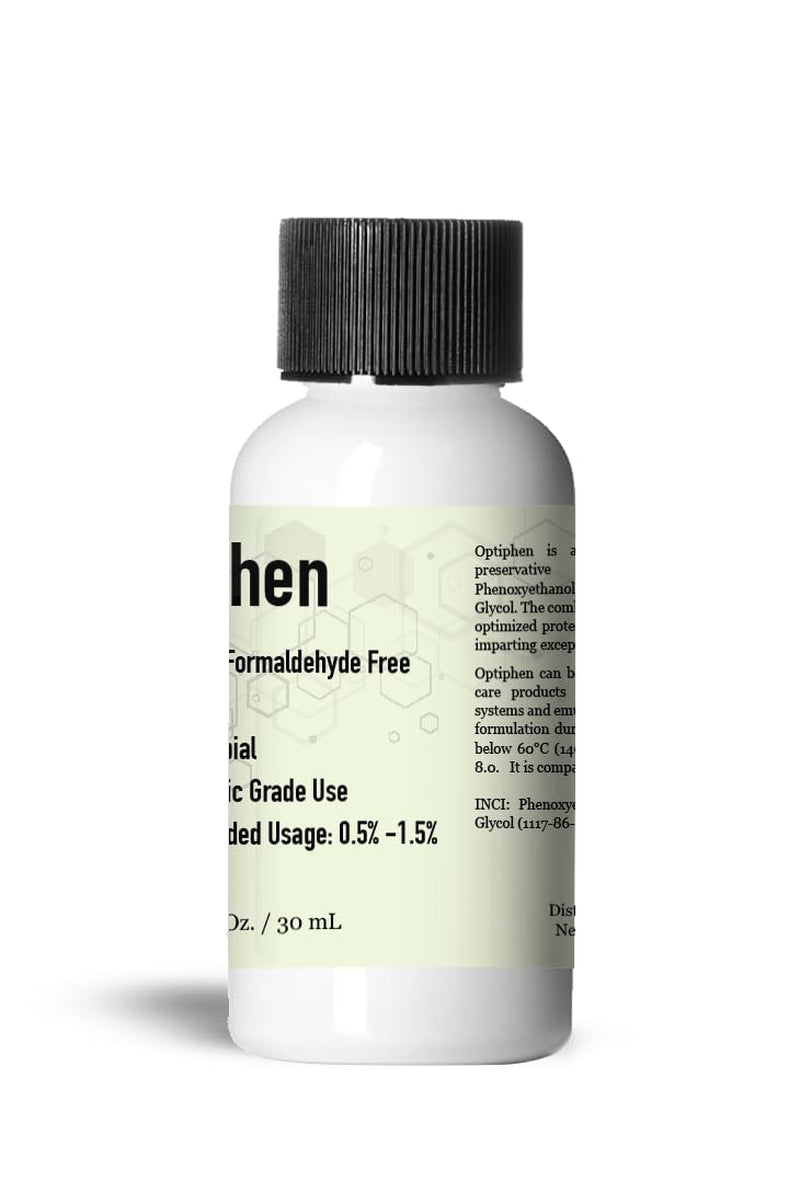 Optiphen Preservative (1 Oz / 30 Ml) Optiphen Natural Preservative for Cosmetics Water Soluble Paraben Free Broad Spectrum Preservative for Lotion Making
