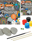 Animal Rock Painting Box Set - DIY Rock Painting for Adults - Rocks, Brush, Paint Included - Mandala Stone Artist - Create Rock Artwork at Home - Arts and Craft for Adults - Adult Hobbies