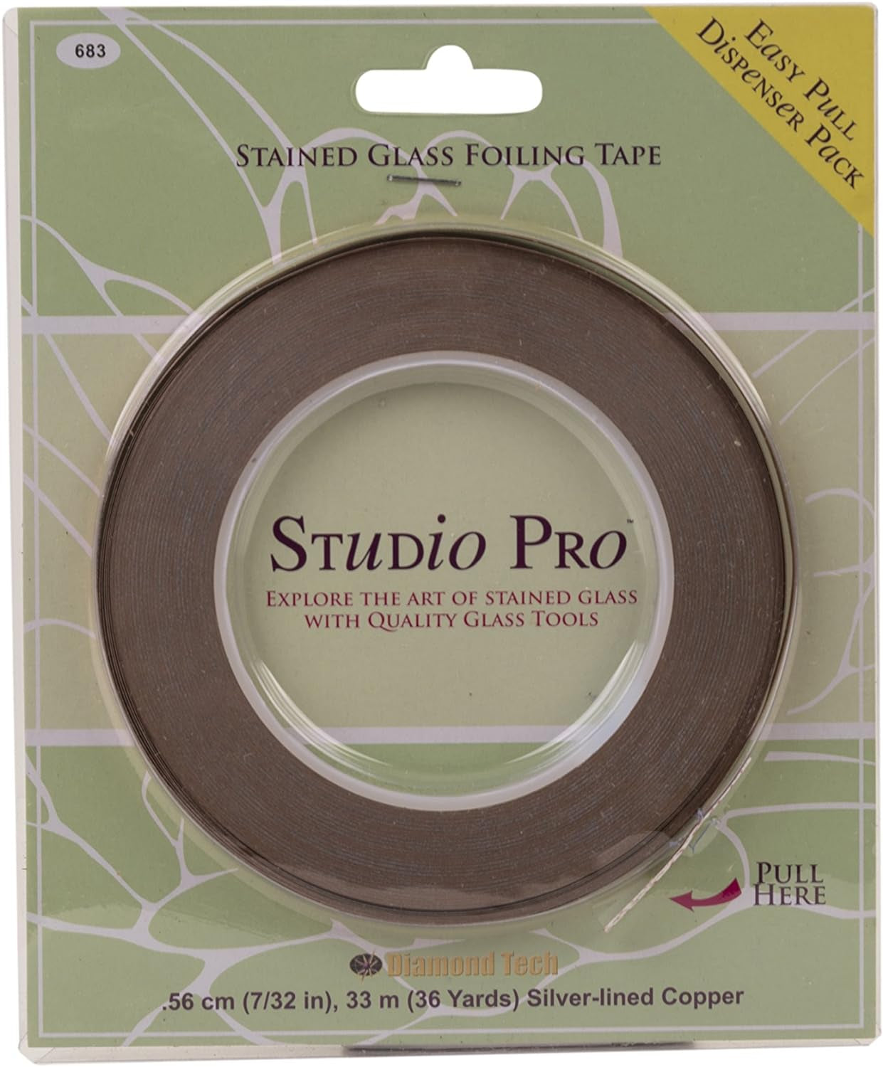 7/32-Inch Silver Lined Copper Foil Tape