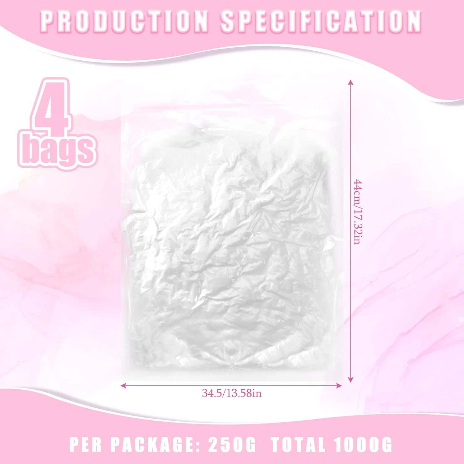 1000G/ 35Oz Polyfill Stuffing Polyester Fiber Filling Stuffings in 4 Pack Pillow Couch Stuffed High Resilience Fiber for Cushion Small Dolls Crafts Comforter DIY Padding Quilts