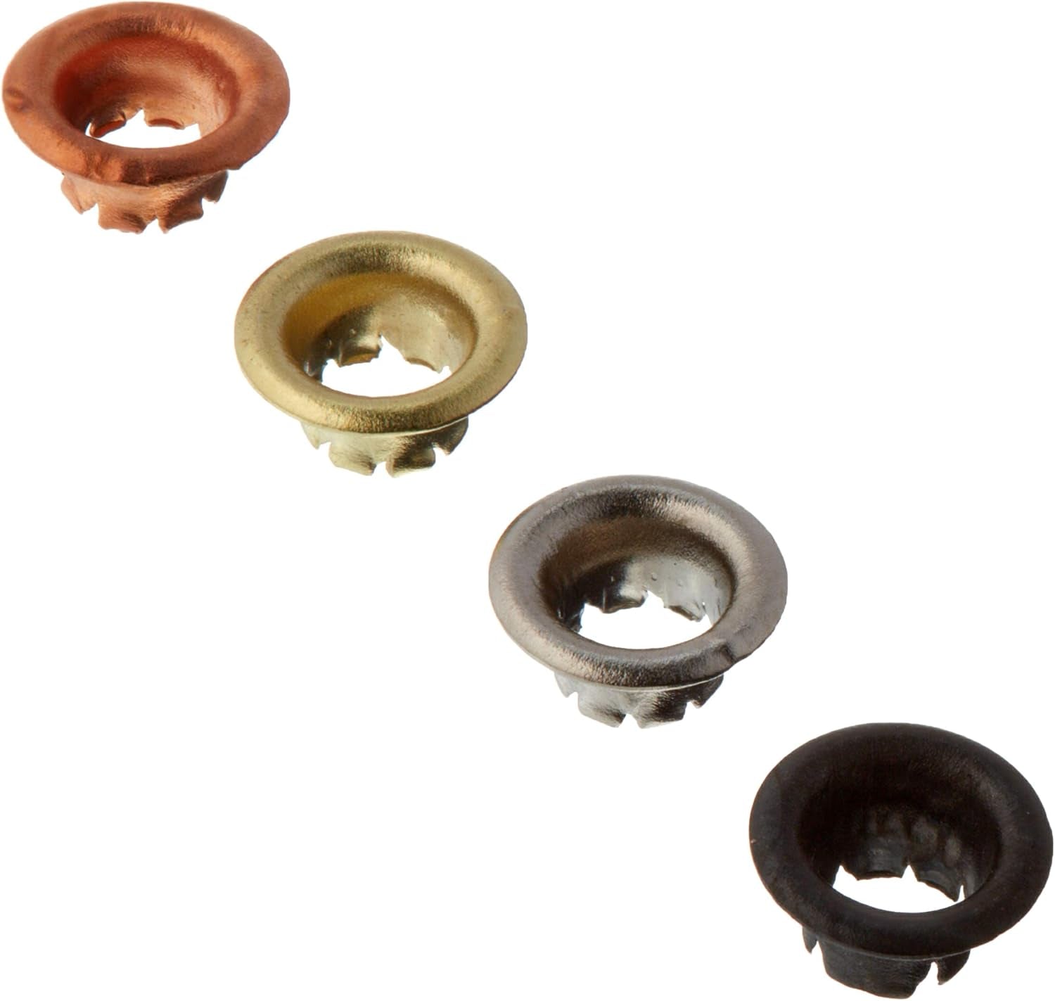 52968-R 100Pc 3/16&quot; Metal Eyelets Shoes Clothes Crafts-4 Colors
