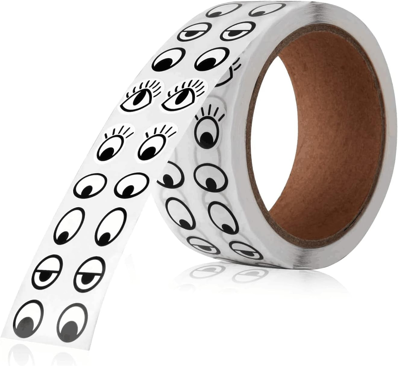 2000 Pieces Eye Stickers Labels. Eyes Self Adhesive Stickers for DIY Handmade Arts and Crafts Toys and Home Decoration（ Black and White）