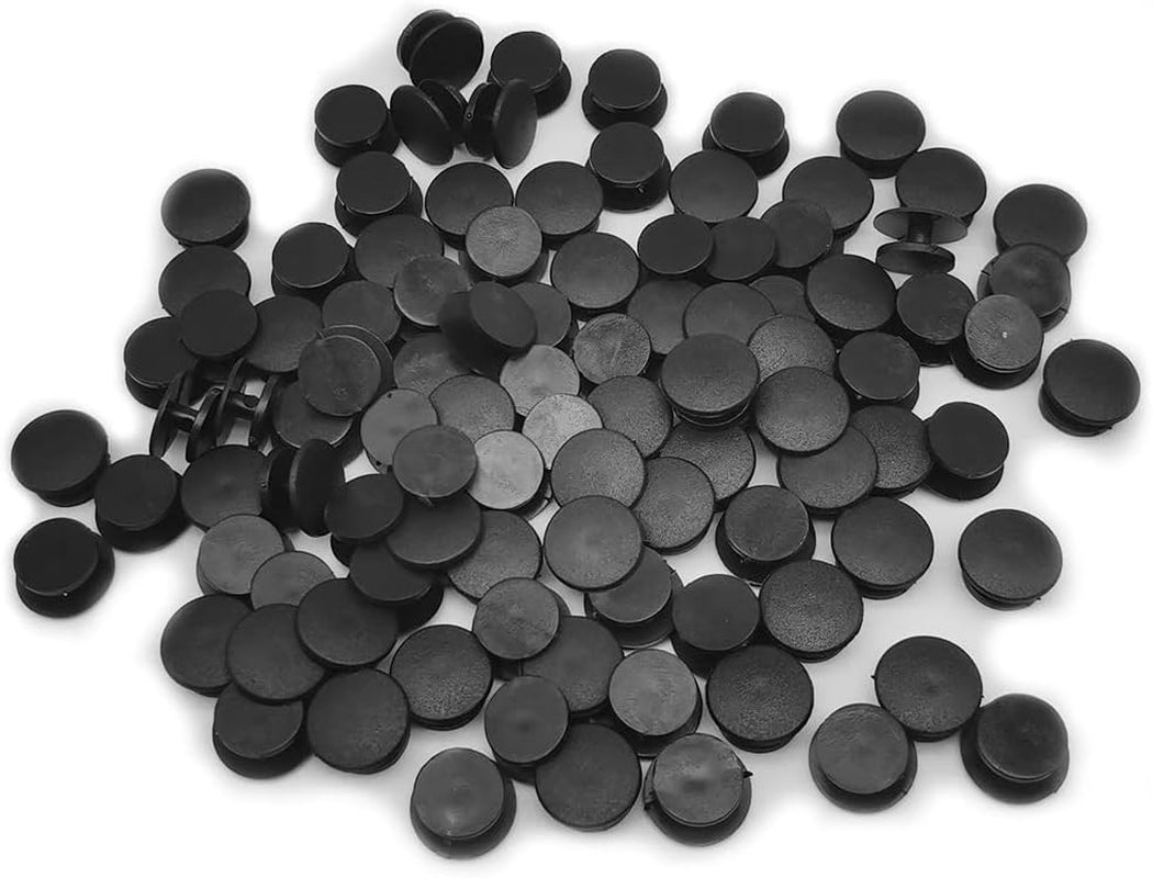 200 Pack Plastic Button Black Buckle Charm Backs DIY Shoe Charm Accessories for Flat Shoe and Wristband Charms Back Ornaments 10 * 12Mm Black round Buttons (200)