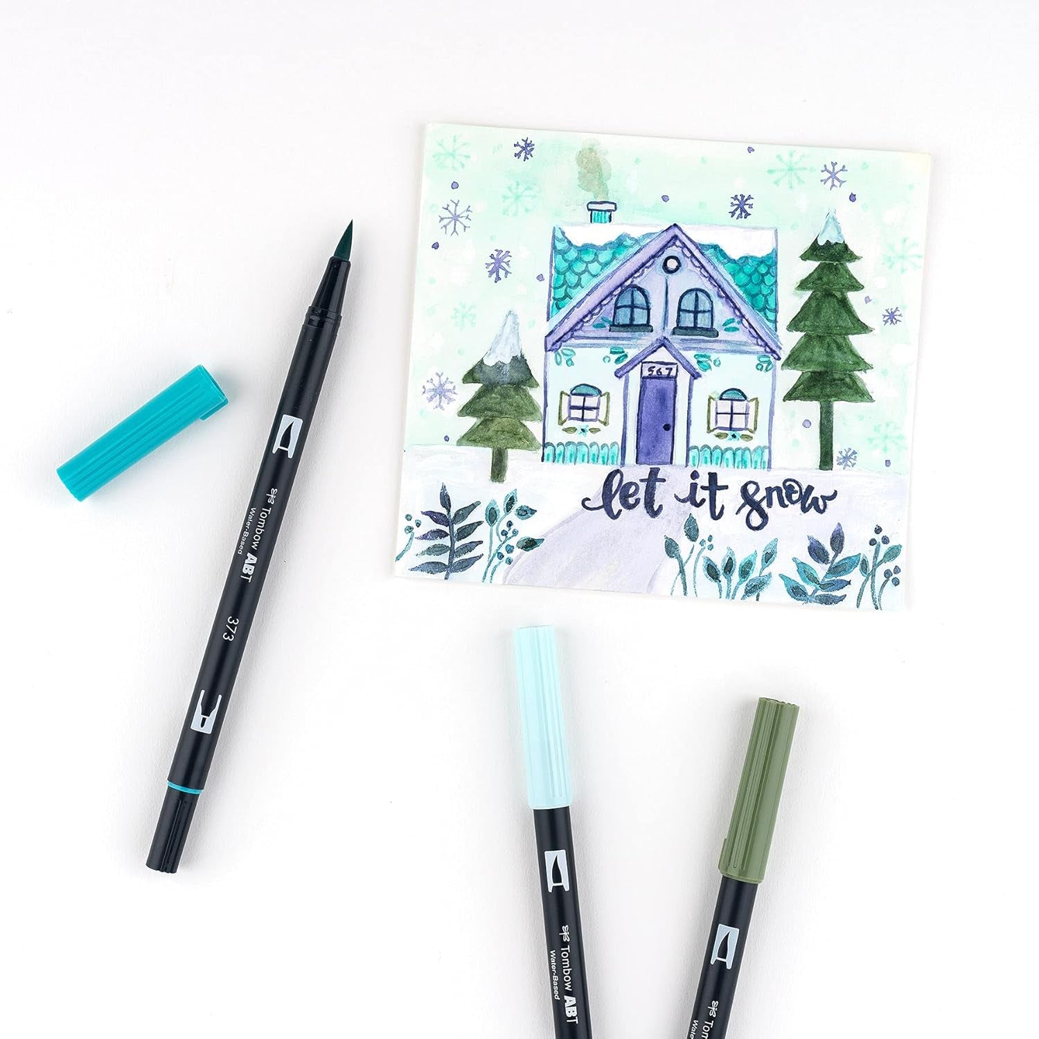 56227 Dual Brush Pen Art Markers, Wonderland, 6-Pack. Blendable, Brush and Fine Tip Markers, Portrait, 1 Count (Pack of 6)