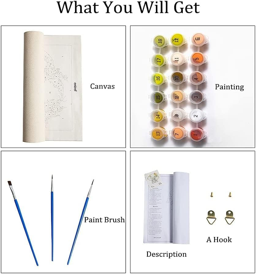 Paint by Numbers for Adults Beginners, DIY Paint by Numbers for Kids Acrylic Paint Drawing Paintwork with Paintbrushes Always Sunny in Philadelphia Merch Fun Wall Decor 16X20Inch